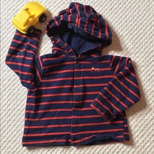 GERBER 18 month BEAR EAR HOODIE. NWOT